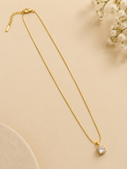 Crystal Drop Pendant Necklace