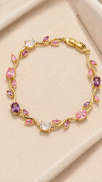 Floral Tulip Vine Bracelet