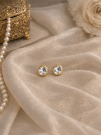 Classic Crystal Stud Earrings