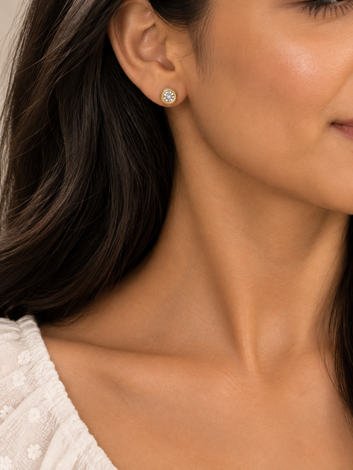 Classic Crystal Stud Earrings