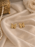 Butterfly Double-Layer Stud Earrings