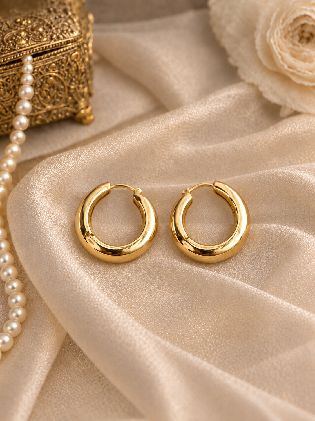 Classic Gold Hoop Earrings