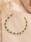 Emerald Sparkle Tennis Bracelet