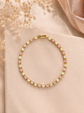 Pink Blossom Tennis Bracelet