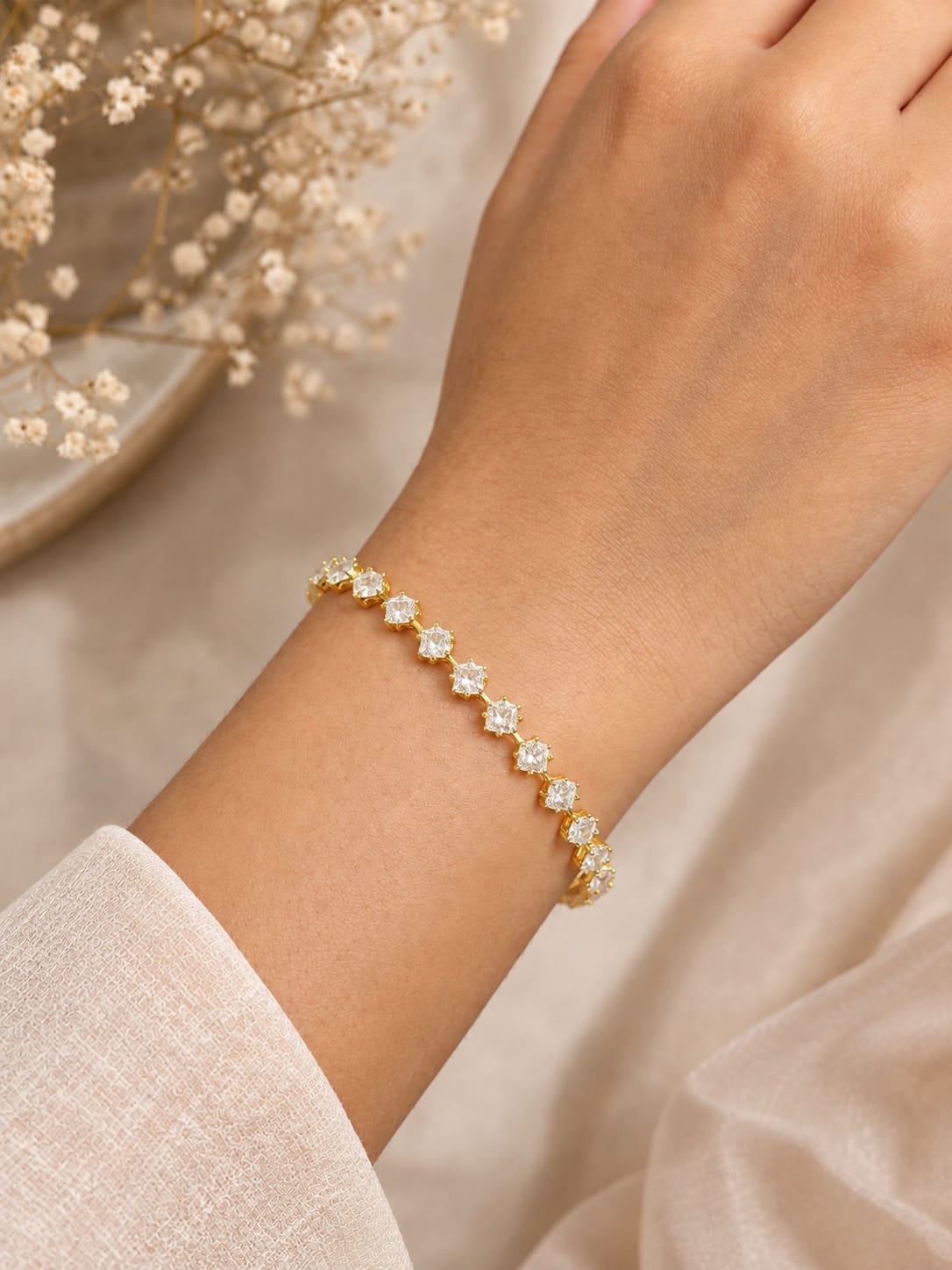 Classic Crystal Tennis Bracelet