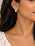 Luxe Crystal Hoop Earrings