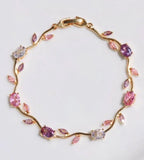 Floral Tulip Vine Bracelet